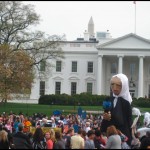 The march reaches the White House